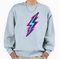Neon Lightning Sweatshirt - Trendy Graphic Men Women - T-Shirt, Sweatshirt, Hoodie