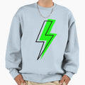 Bolt Out Green Sweatshirt - Trendy Graphic Men Women - T-Shirt, Sweatshirt, Hoodie
