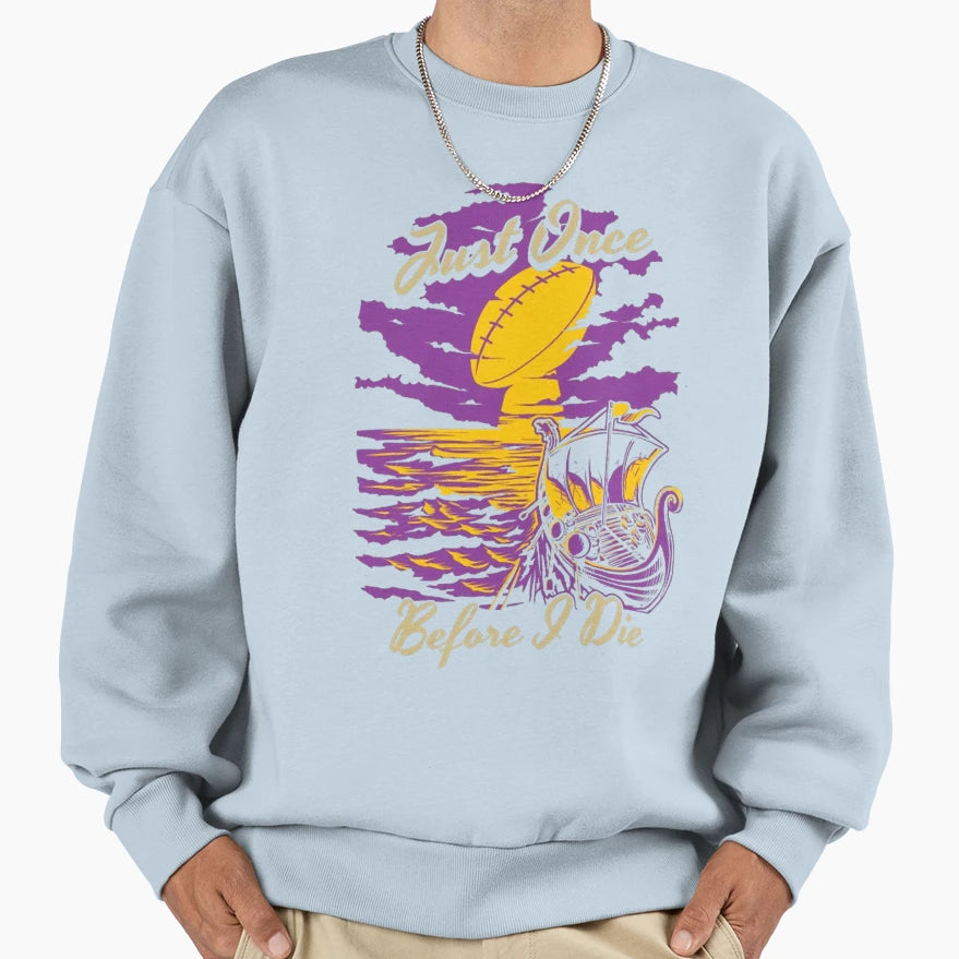 Art Minnesota Vikings Sweatshirt - Graphic Print Unisex - T-Shirt, Sweatshirt, Hoodie
