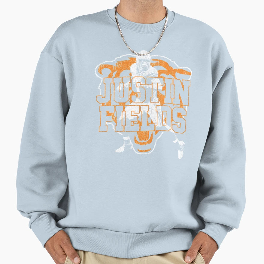 Justin Fields Sweatshirt - Unique Graphic for Adults - T-Shirt, Sweatshirt, Hoodie
