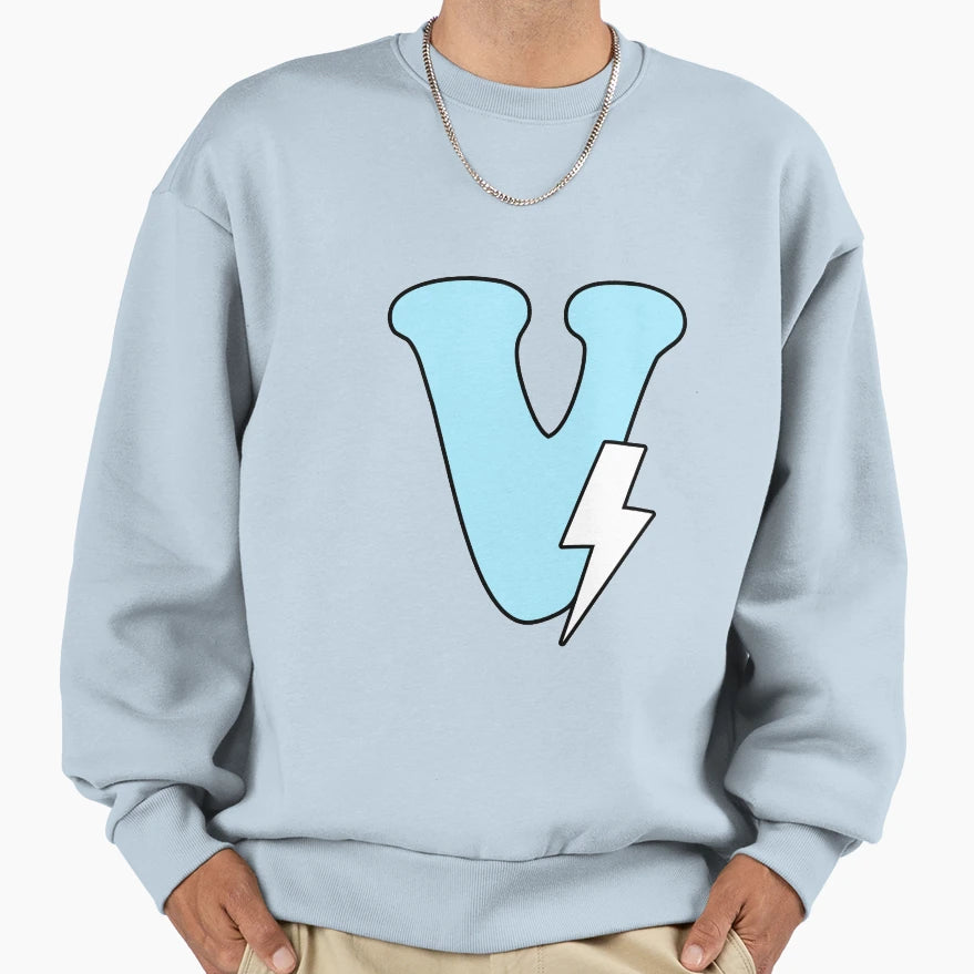 V Lightning Sweatshirt - Aesthetic Graphic Unisex - T-Shirt, Sweatshirt, Hoodie