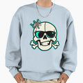 Skull Skull Sweatshirt - Novelty Apparel for Adults - T-Shirt, Sweatshirt, Hoodie
