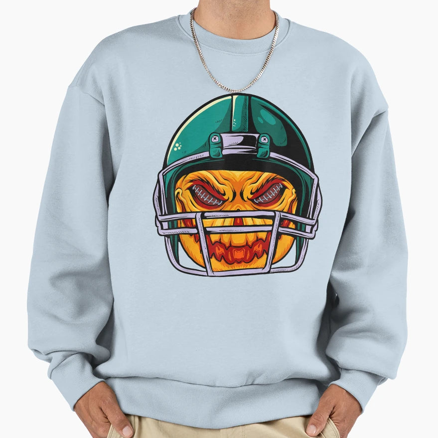 American Football Player Helmet Sweatshirt - Minimalist Print Unisex - T-Shirt, Sweatshirt, Hoodie