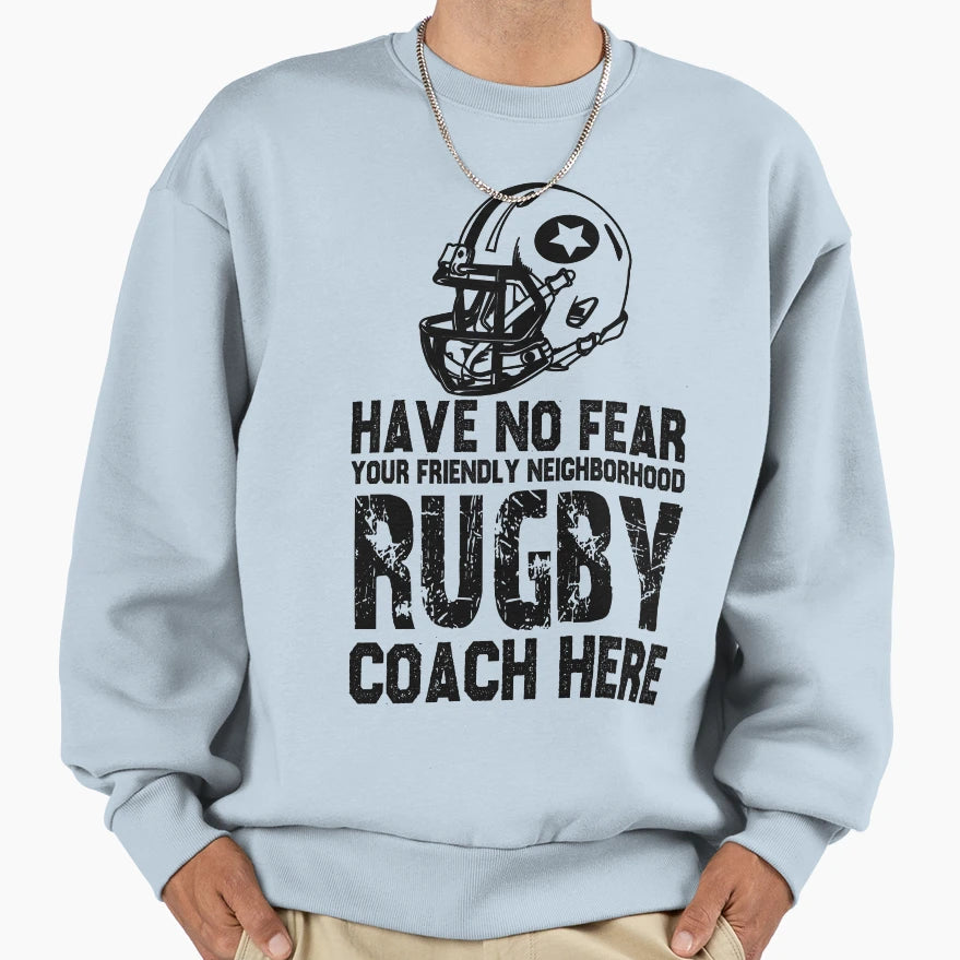 Funny Rugby Gift Neighborhood Rugby Sweatshirt - Graphic Print Men Women - T-Shirt, Sweatshirt, Hoodie