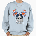 Broncos Skull Sweatshirt - Graphic Print Unisex - T-Shirt, Sweatshirt, Hoodie