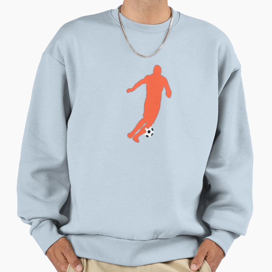 Footbal Player Sweatshirt - Unique Graphic Men Women - T-Shirt, Sweatshirt, Hoodie