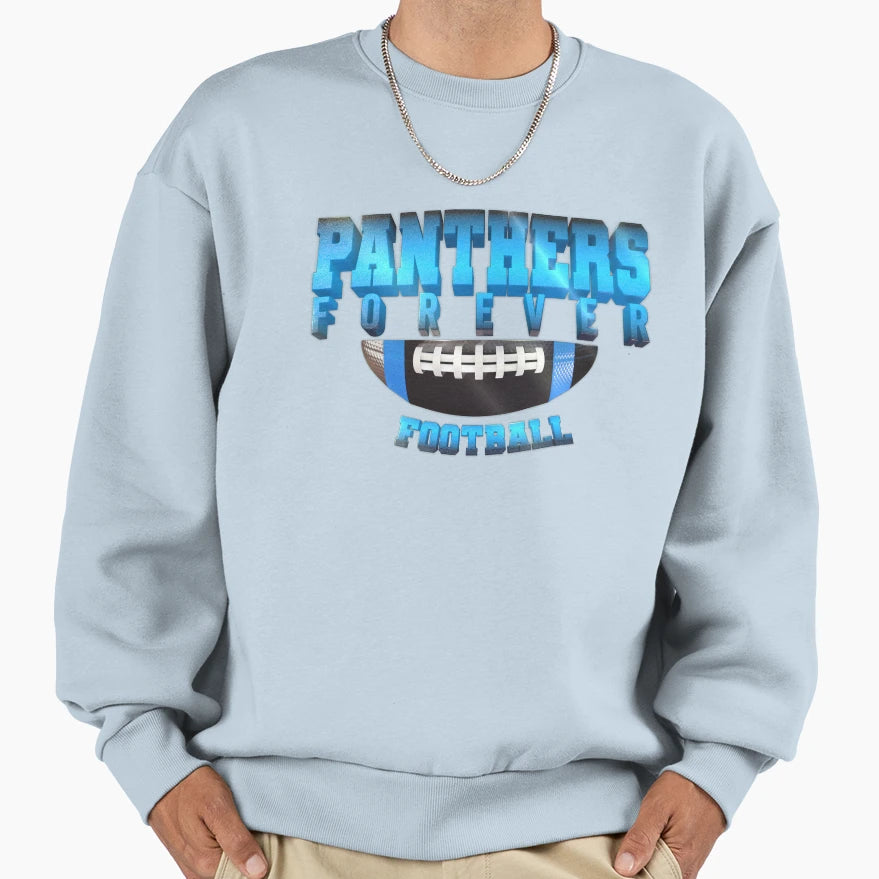 Panthers Forever Football Sweatshirt - Aesthetic Graphic Unisex - T-Shirt, Sweatshirt, Hoodie
