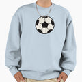 Black White Football Sport Sweatshirt - Graphic Print for Adults - T-Shirt, Sweatshirt, Hoodie