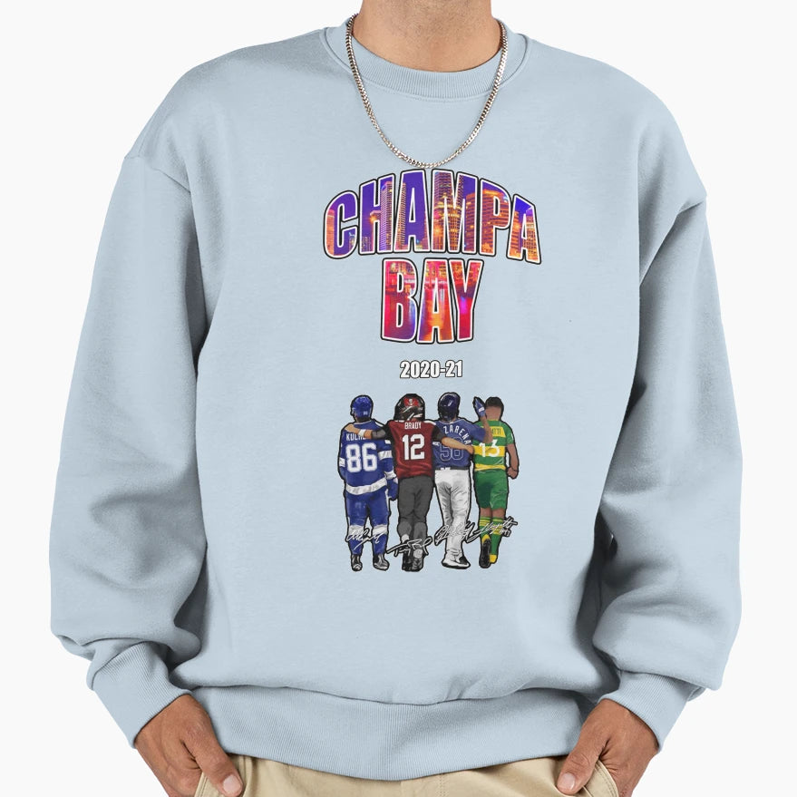 Champa Bay Sweatshirt - Graphic Print Men Women - T-Shirt, Sweatshirt, Hoodie