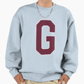Letter G Bold Collegiate Font Sweatshirt - Fun Novelty Design for Adults - T-Shirt, Sweatshirt, Hoodie