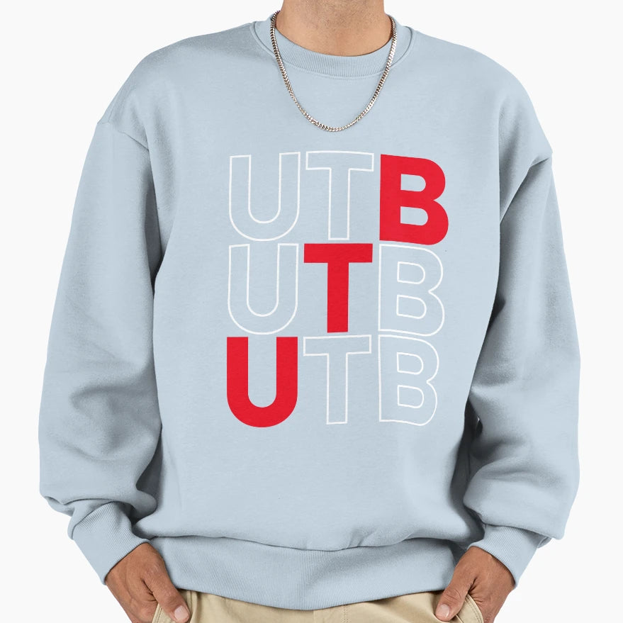 Boro Utb White Outline Sweatshirt - Casual Everyday Wear for Adults - T-Shirt, Sweatshirt, Hoodie