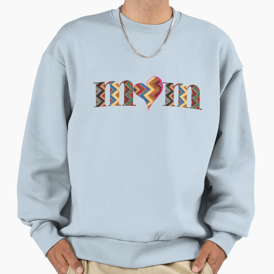 Mom Heart Motivational Sweatshirt - Trendy Graphic Unisex - T-Shirt, Sweatshirt, Hoodie