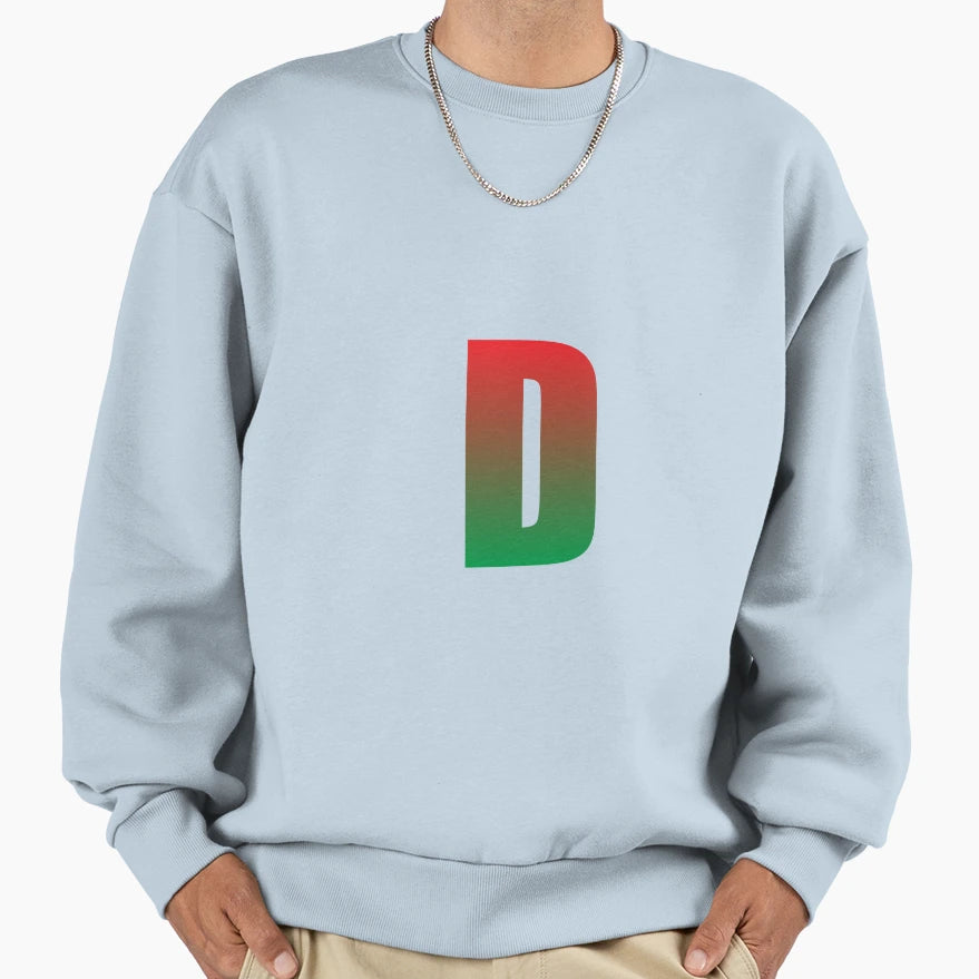 Gradient Initial D Sweatshirt - Novelty Apparel Unisex - T-Shirt, Sweatshirt, Hoodie