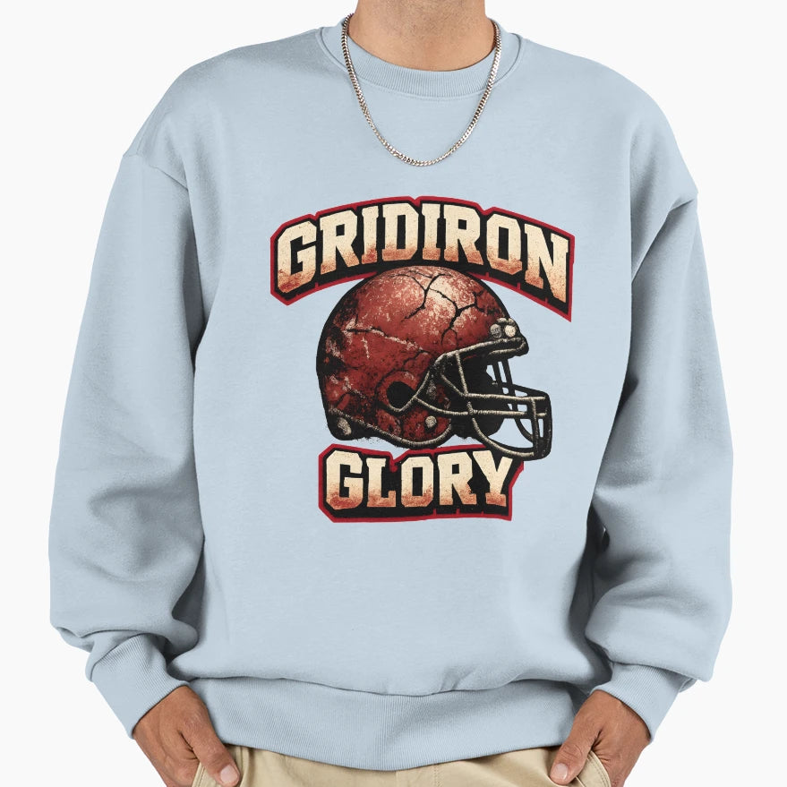 Gridiron Glory Football Sweatshirt - Streetwear Style Unisex - T-Shirt, Sweatshirt, Hoodie