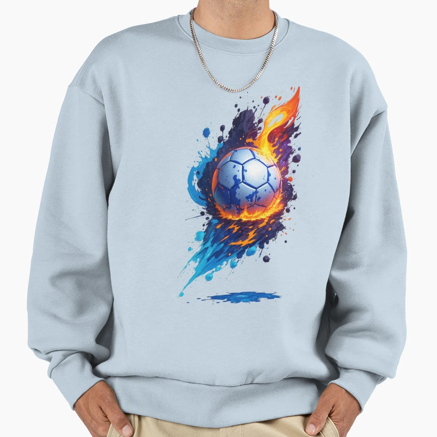 Soccer Ball Sweatshirt - Novelty Apparel for Adults - T-Shirt, Sweatshirt, Hoodie