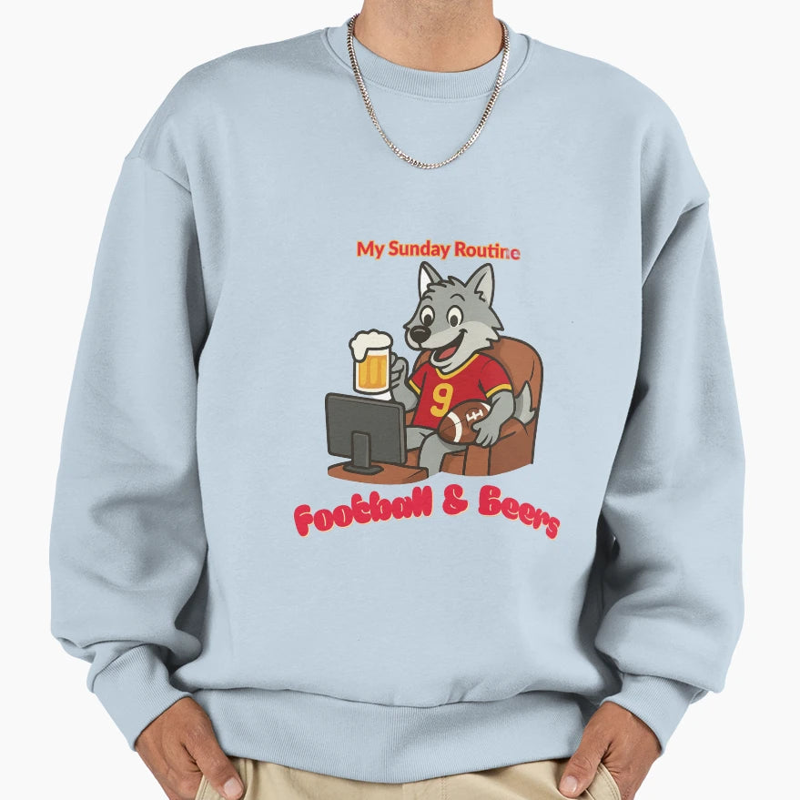 Kansas City Chiefs My Sunday Sweatshirt - Fun Novelty Design Men Women - T-Shirt, Sweatshirt, Hoodie