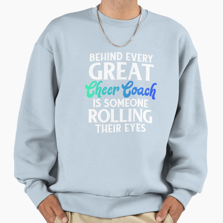 Cheer Coach Gifts And Cheerleading Sweatshirt - Minimalist Print for Adults - T-Shirt, Sweatshirt, Hoodie