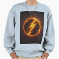 Stylized Lighting Bolt Flat Sweatshirt - Fun Novelty Design Unisex - T-Shirt, Sweatshirt, Hoodie
