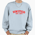United Est 1878 College Sweatshirt - Trendy Graphic Unisex - T-Shirt, Sweatshirt, Hoodie