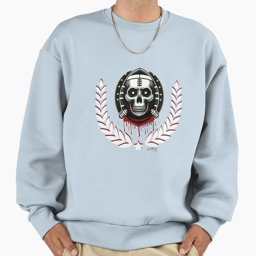 Ghosts Goalpost Football Spooky Sweatshirt - Aesthetic Graphic for Adults - T-Shirt, Sweatshirt, Hoodie