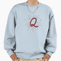 Monogram Q Script And Sunburst Sweatshirt - Custom Art Print Unisex - T-Shirt, Sweatshirt, Hoodie