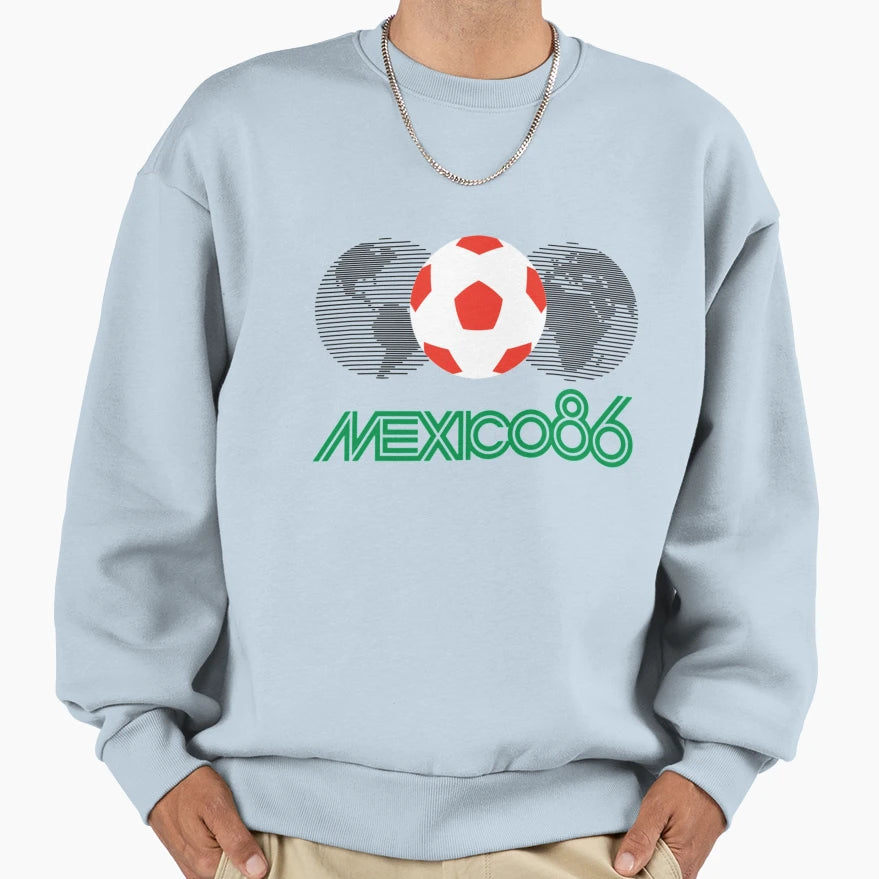 Mexico 86 Sweatshirt - Unique Graphic Unisex - T-Shirt, Sweatshirt, Hoodie