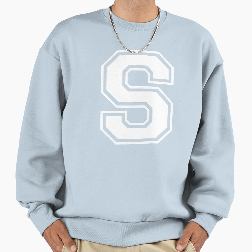 Letter S Alphabet Sweatshirt - Unique Graphic for Adults - T-Shirt, Sweatshirt, Hoodie