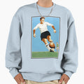 Black And White Player Sweatshirt - Casual Everyday Wear Men Women - T-Shirt, Sweatshirt, Hoodie