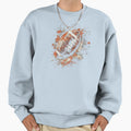 Rugged Leather Football Distressed Sweatshirt - Trendy Graphic for Adults - T-Shirt, Sweatshirt, Hoodie