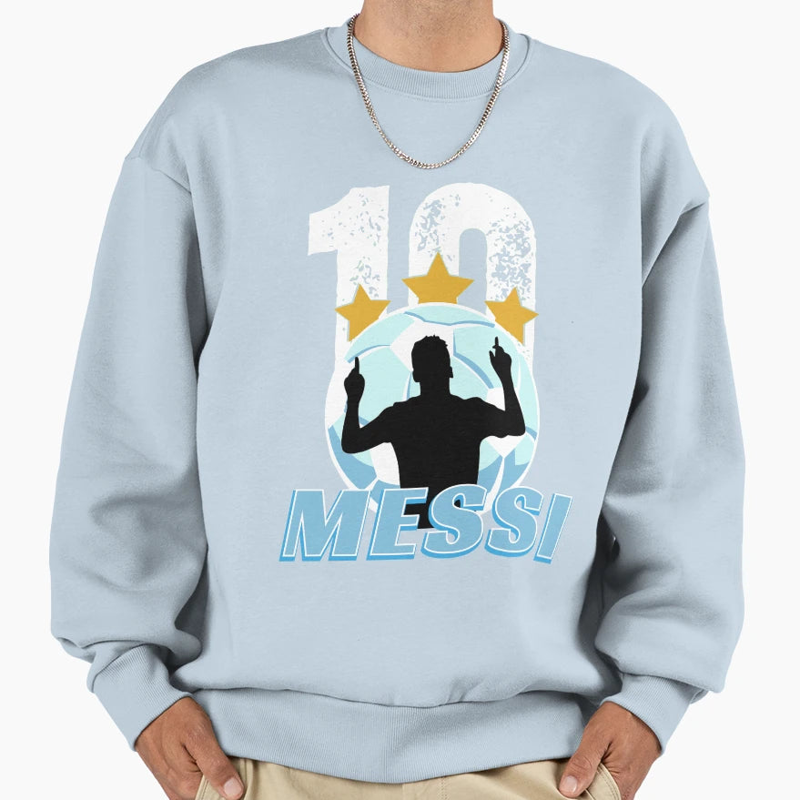 Messi 10 Sweatshirt - Novelty Apparel Men Women - T-Shirt, Sweatshirt, Hoodie
