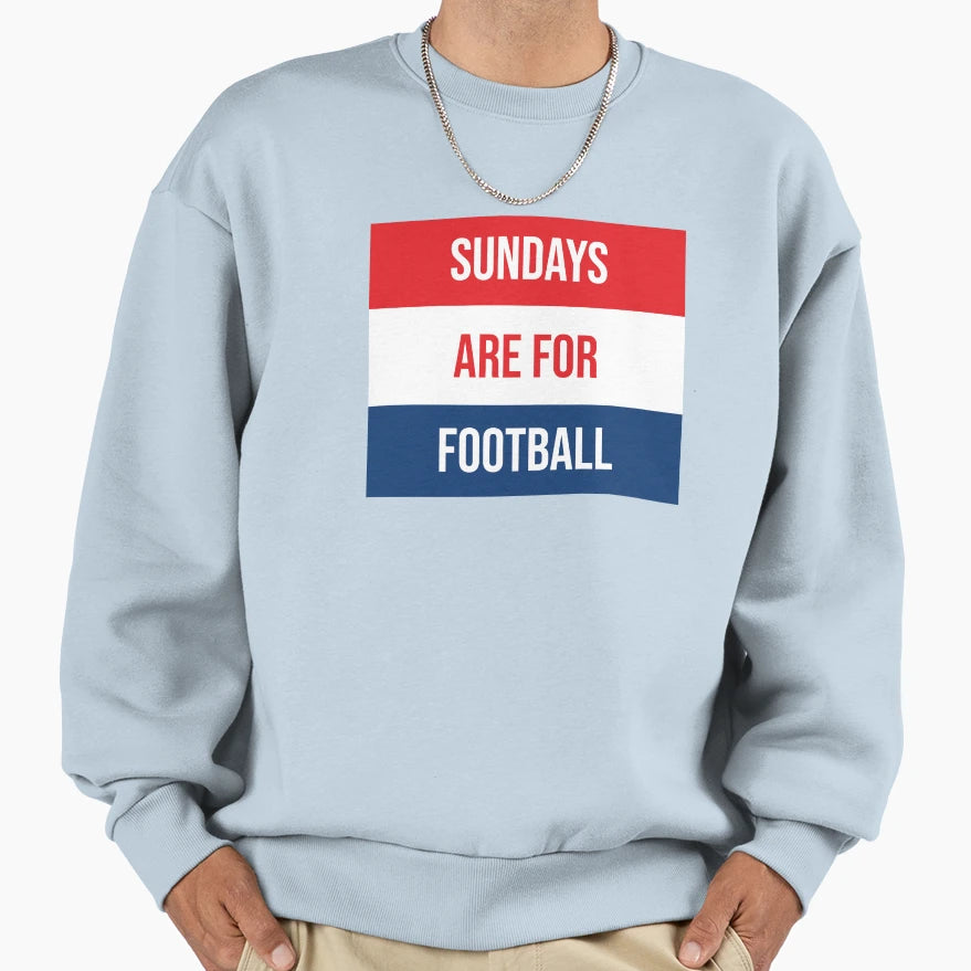 Sundays Are Football Sweatshirt - Graphic Print Unisex - T-Shirt, Sweatshirt, Hoodie