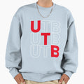 Boro Utb White Outline Sweatshirt - Trendy Graphic Unisex - T-Shirt, Sweatshirt, Hoodie