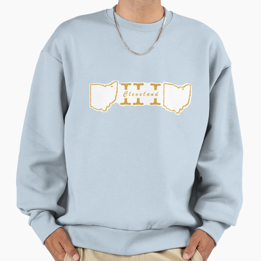 Cleveland Ohio Ohio O S Sweatshirt - Casual Everyday Wear Men Women - T-Shirt, Sweatshirt, Hoodie