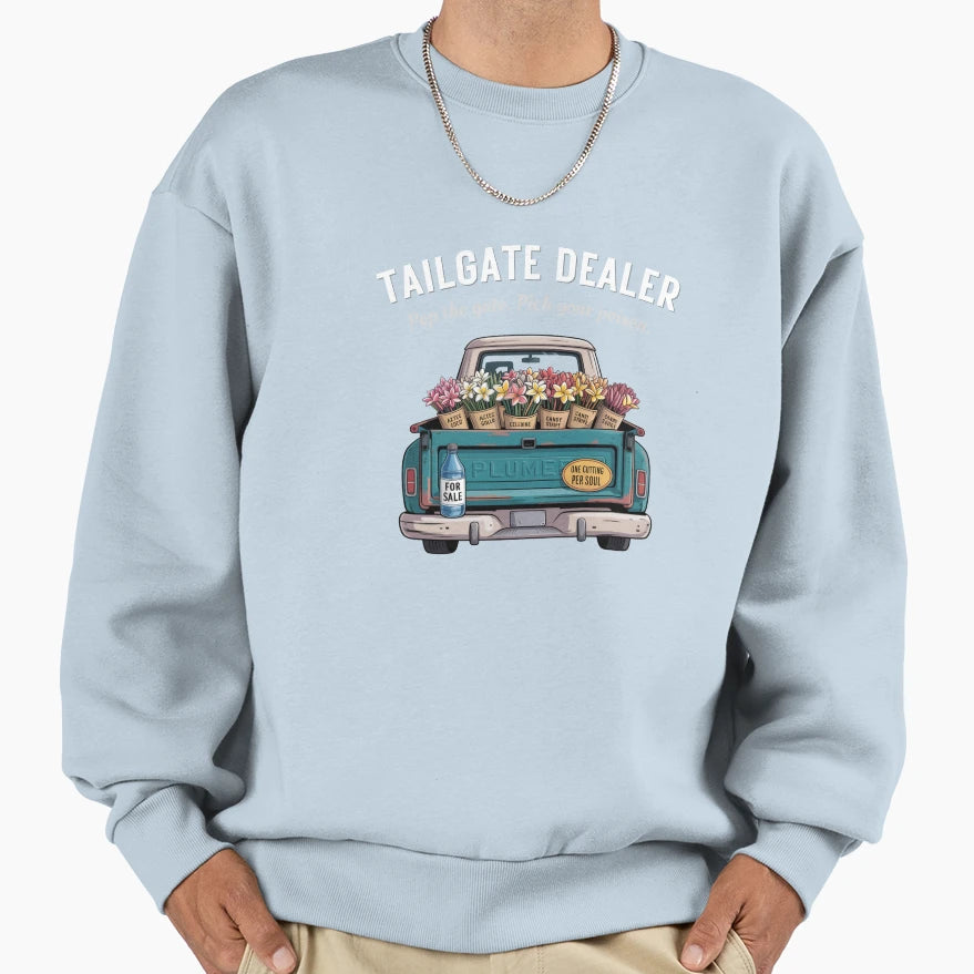 Tailgate Dealer Cuttings Days Sweatshirt - Trendy Graphic Unisex - T-Shirt, Sweatshirt, Hoodie