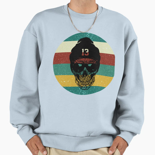 13 Head Skeleton Gangsta Sweatshirt - Trendy Graphic Men Women - T-Shirt, Sweatshirt, Hoodie