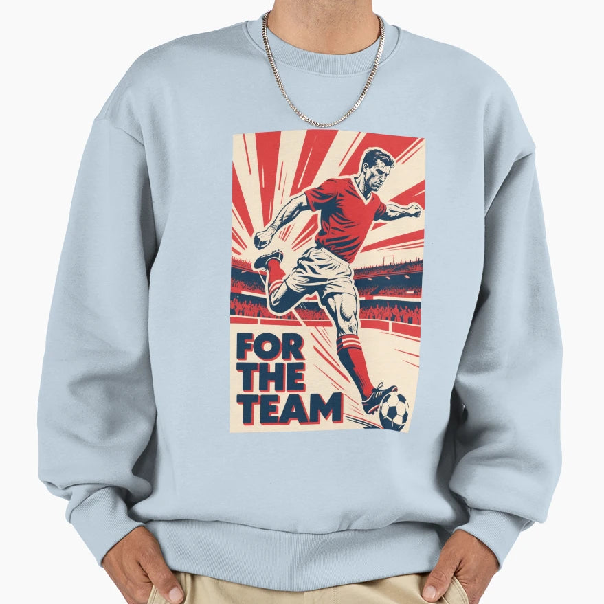 Team Football Hope 80S Sweatshirt - Minimalist Print for Adults - T-Shirt, Sweatshirt, Hoodie