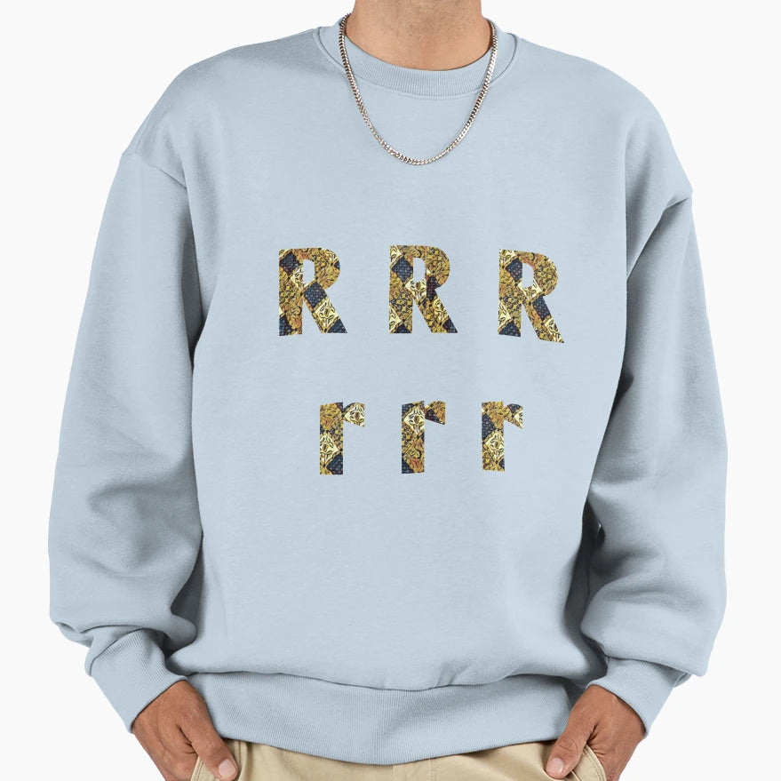 R Write Your Name Sweatshirt - Graphic Print Unisex - T-Shirt, Sweatshirt, Hoodie