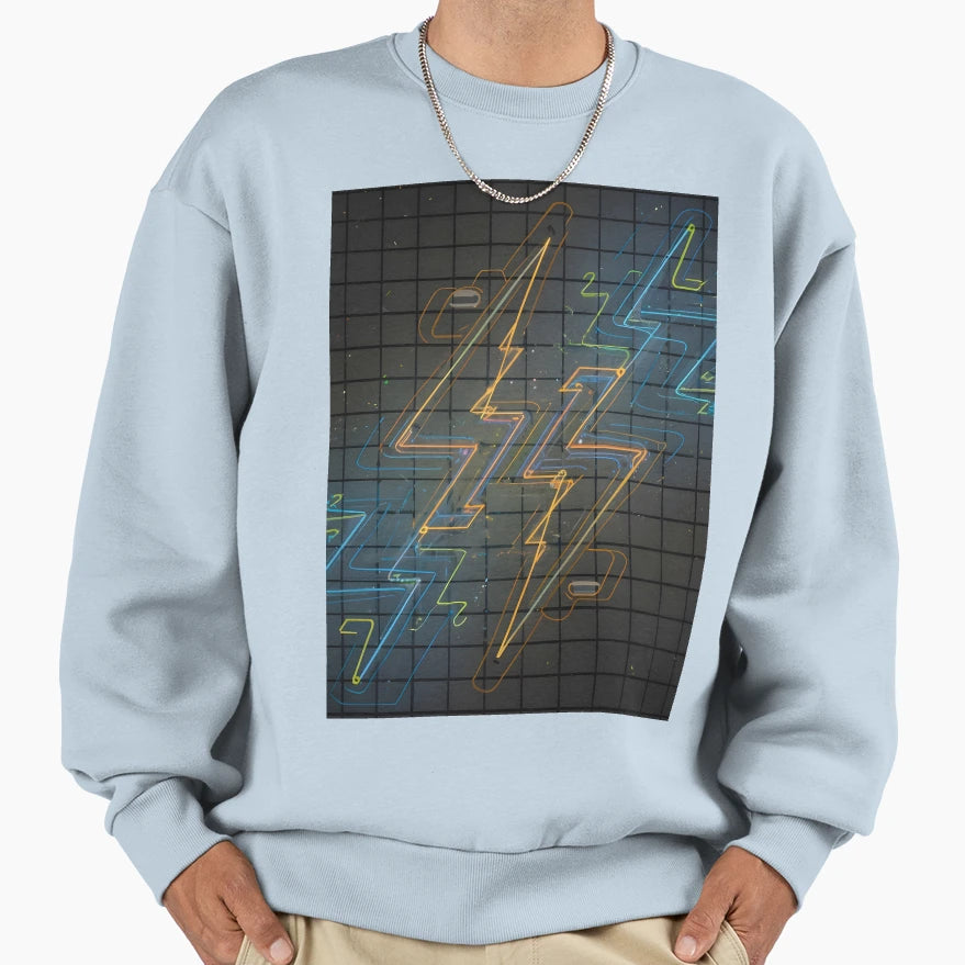 Lightning Strikes Twice Sweatshirt - Unique Graphic Unisex - T-Shirt, Sweatshirt, Hoodie