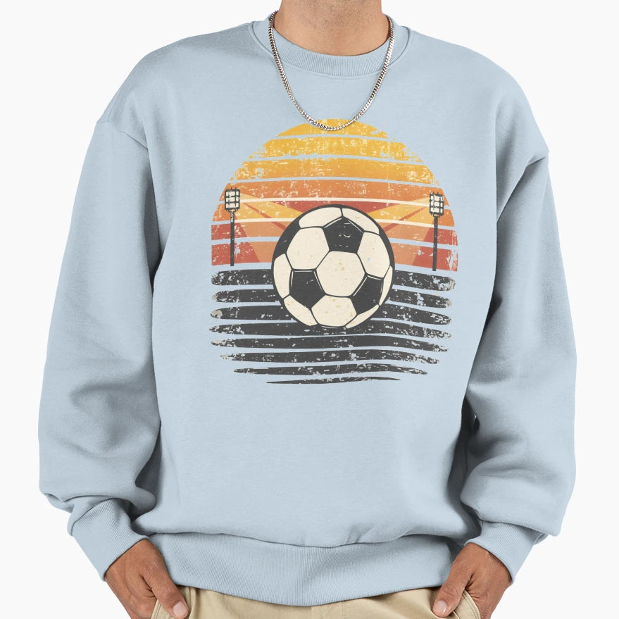 Soccer Stadium Vibe 1970S Sweatshirt - Casual Everyday Wear Unisex - T-Shirt, Sweatshirt, Hoodie