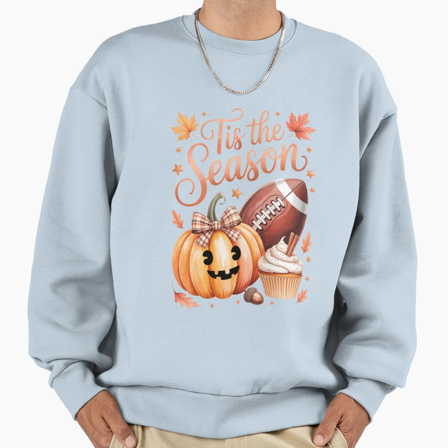 Coquette Tis Season Pumpkin Sweatshirt - Novelty Apparel for Adults - T-Shirt, Sweatshirt, Hoodie