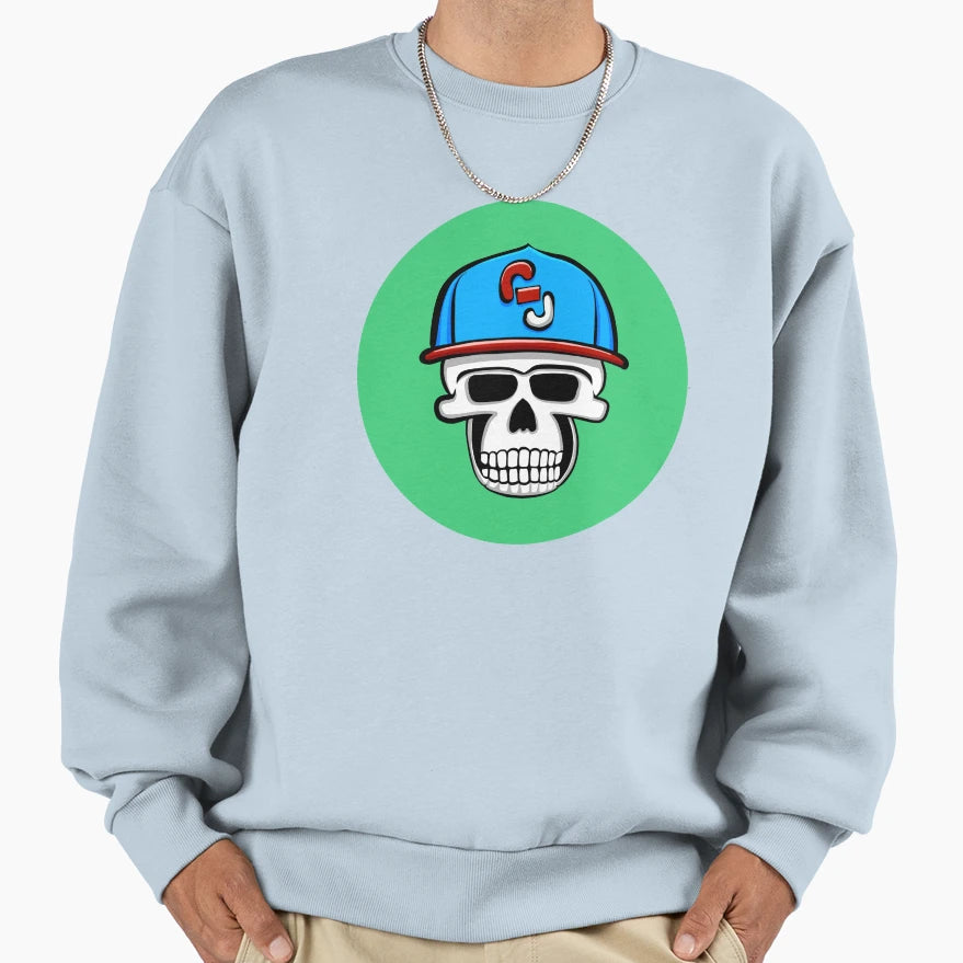 Skull Sweatshirt - Casual Everyday Wear Unisex - T-Shirt, Sweatshirt, Hoodie