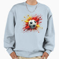 Football Paint Splashes Sweatshirt - Unique Graphic Men Women - T-Shirt, Sweatshirt, Hoodie