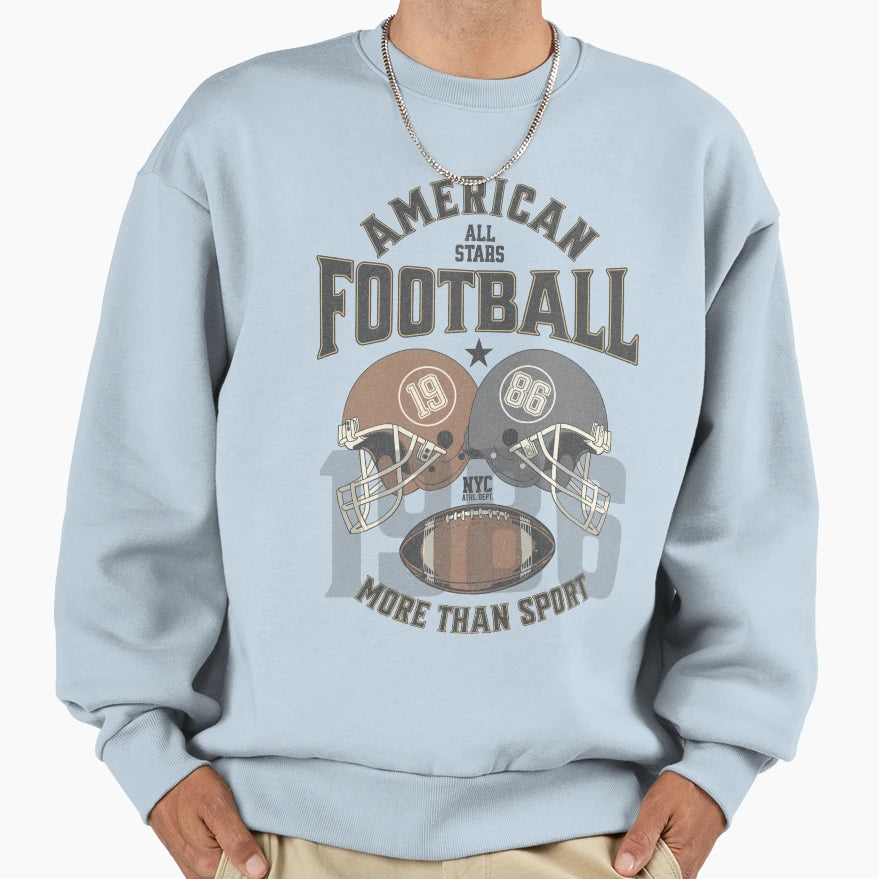 All Stars Nyc American Football 1986 Sweatshirt - Custom Art Print Unisex - T-Shirt, Sweatshirt, Hoodie