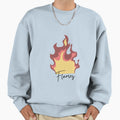 Flames Sweatshirt - Trendy Graphic Unisex - T-Shirt, Sweatshirt, Hoodie