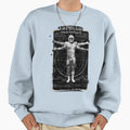 Vitruvian Quarterback Proportion Sweatshirt - Minimalist Print Men Women - T-Shirt, Sweatshirt, Hoodie