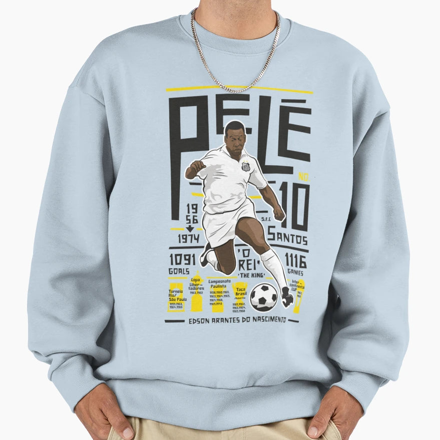 Pel Santos Fc Sweatshirt - Minimalist Print Unisex - T-Shirt, Sweatshirt, Hoodie