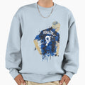 Ronaldo Number 9 Art Sweatshirt - Graphic Print Unisex - T-Shirt, Sweatshirt, Hoodie