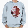 Just Here Halftime Show Football Sweatshirt - Aesthetic Graphic Men Women - T-Shirt, Sweatshirt, Hoodie