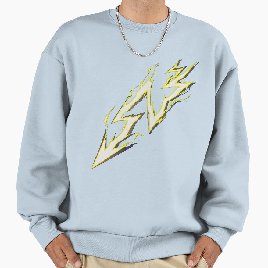 Bolt Charge Cs2 Art Sweatshirt - Minimalist Print for Adults - T-Shirt, Sweatshirt, Hoodie