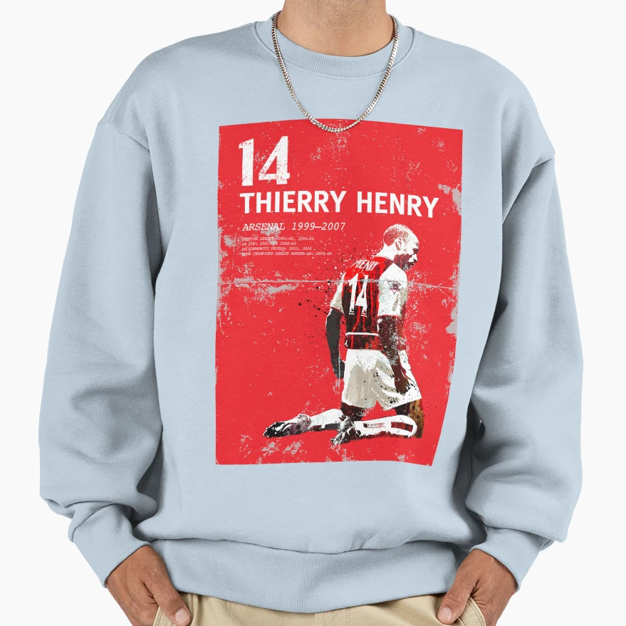Thierry Henry 3 Sweatshirt - Streetwear Style Men Women - T-Shirt, Sweatshirt, Hoodie
